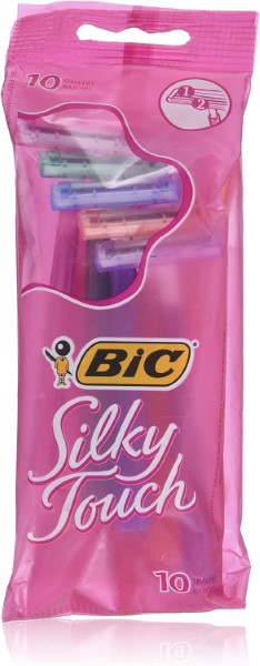 BIC DISP RAZOR SILKY TOUCH 10P