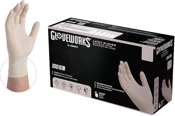 GLOVEWORKS LATEX PF MEDIUM