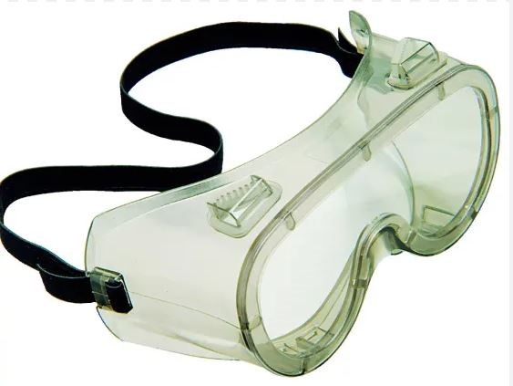 MSA 10031205 Safety Works Chemical Goggles, Clear Frame