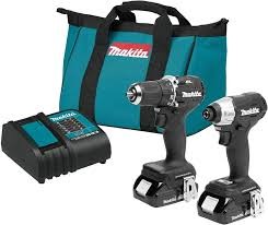 Makita CX200RB Brushless, Cordless Combo, Impact Drill Driver Kit, 18 V, 2