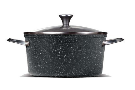 STARFRIT THE ROCK ONE-POT STOCK POT WITH LID | 7.2 QT | BLACK