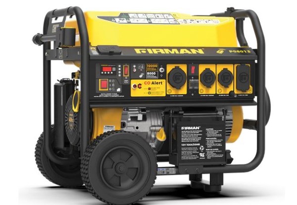 FIRMAN P08013 10000 Watt 120/240V Portable Gas Generator with Remote Start