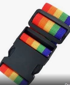 Luggage Strap Rainbow