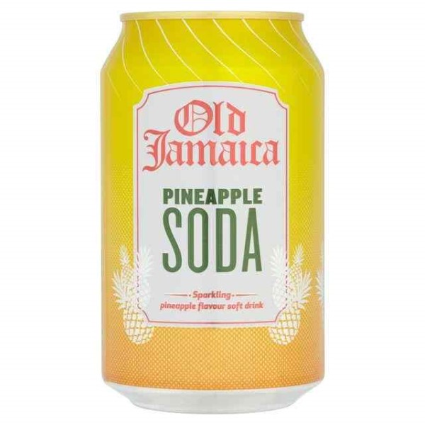 OLD JAMAICAN PINEAPPLE SODA 12OZ