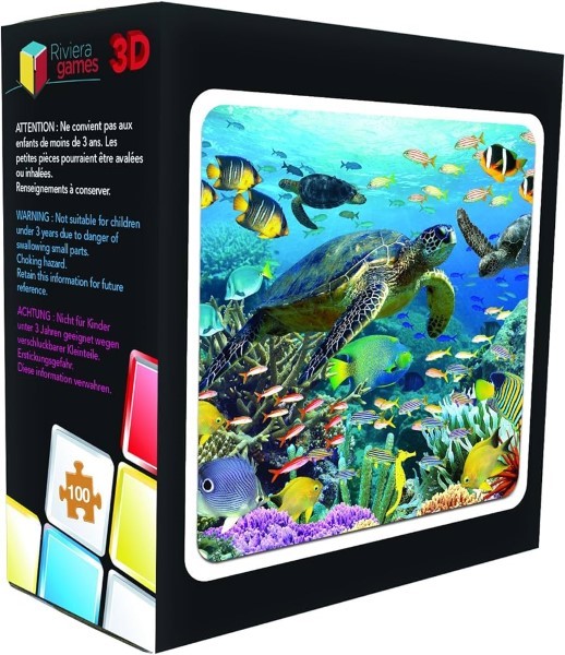 PUZZLE AND PLAY SEALIFE 3-D
