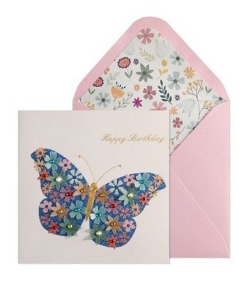 Flower Butterfly | Birthday Card