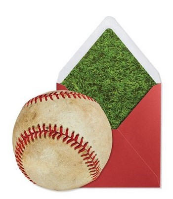 Die Cut Baseball | Birthday Card