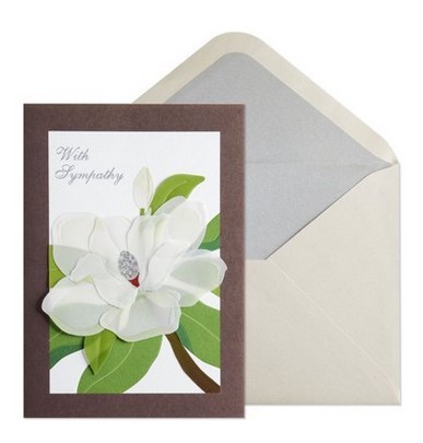 Magnolia in Vellum | Sympathy Card