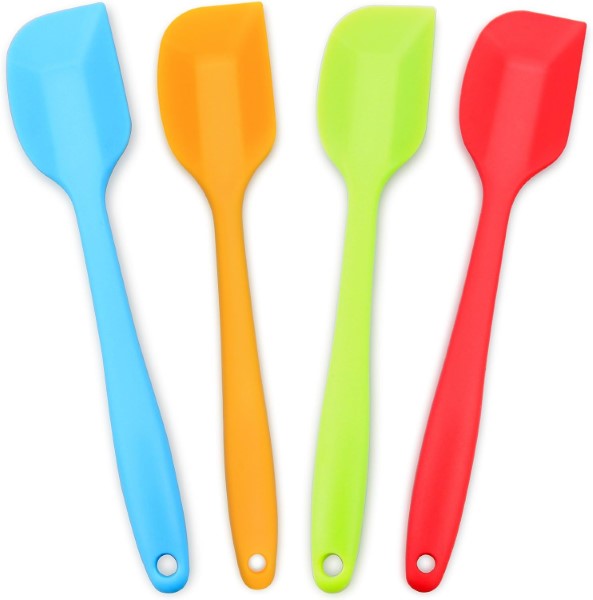 SILICONE SPATULA ASST COLOR