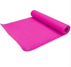 EDX Solid 5mm Fitness Yoga Mat, Pink