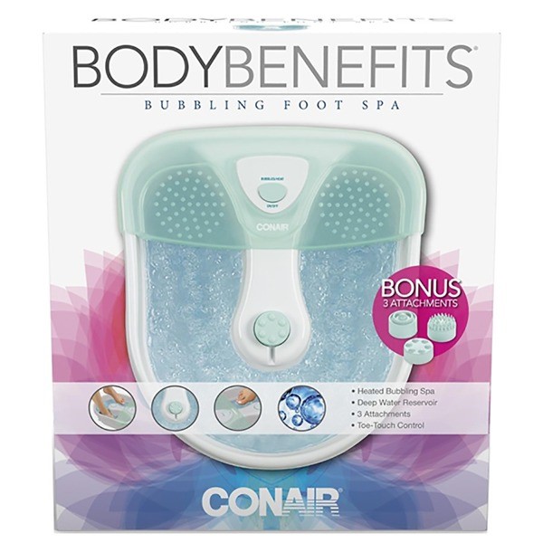 CONAIR FOOT SPA BUBBLES/HEAT