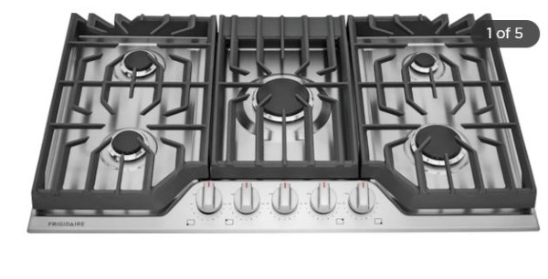 FRIGIDAIRE GAS COOKTOP 36"