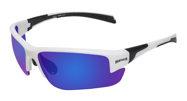 HERCULES 7 WHT FRAME BLUE LENS