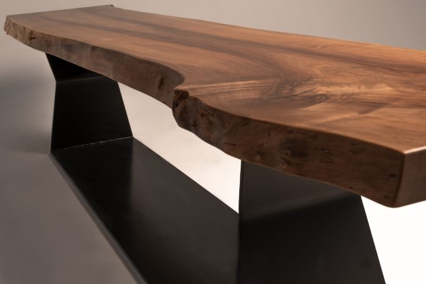 BLACK WALNUT TABLE LAMI 32.7"WD