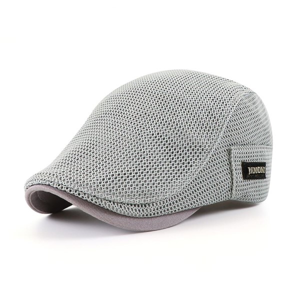 HAT GREY MESH FLAP CAP