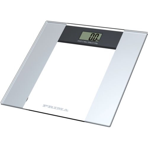 Digital Clr/Wht Glass Body Scale