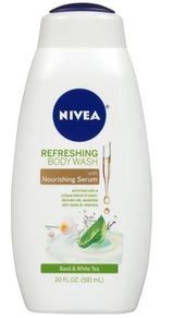 NIVEA BODY WASH WHITE TEA 20Z