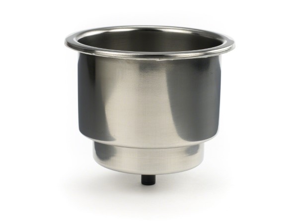 Whitecap S-3511C Flush Drink Holder |  Stainless Steel | 3-7/8 x 2-1/4 x