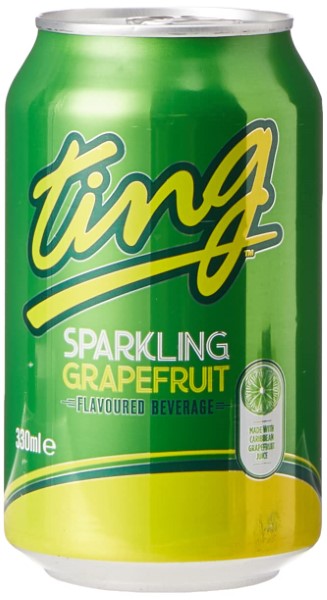 TING ZESTY FRUIT FIZZ 330ML CAN