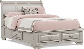 5PC FULL STORAGE BED WHT