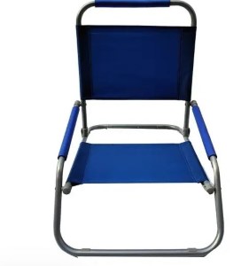 Seasonal Trends F2S018-BLUE Beach Chair Steel Frame, 18.1" x 23"