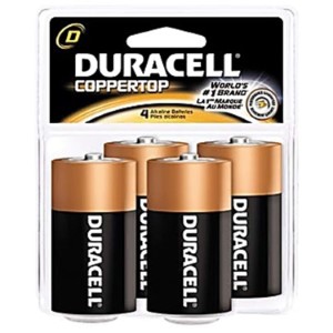 DURACELL  BATTERY COPPERTOP 9V