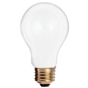 BULB A19 FRST 25W SATCO #S3950 G