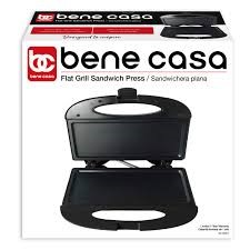 BENE CASA SANDWICH MAKER BLK