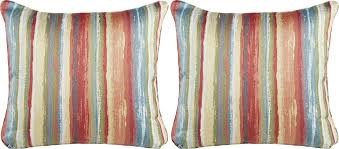 PAINTERLY STRIPE ACCENT PILLOW 2