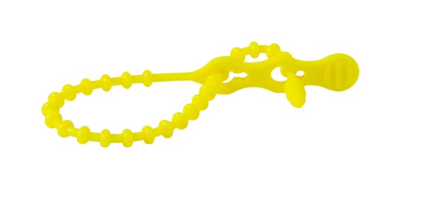 TIE BEADLE 8IN 70LB YELLOW