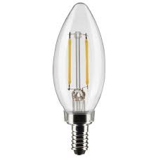 BULB LED CLEAR B11 3W 2700K 120V