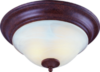 Boston Harbor Dimmable Ceiling Light Fixture, (2) 60/13 W Medium A19/Cfl