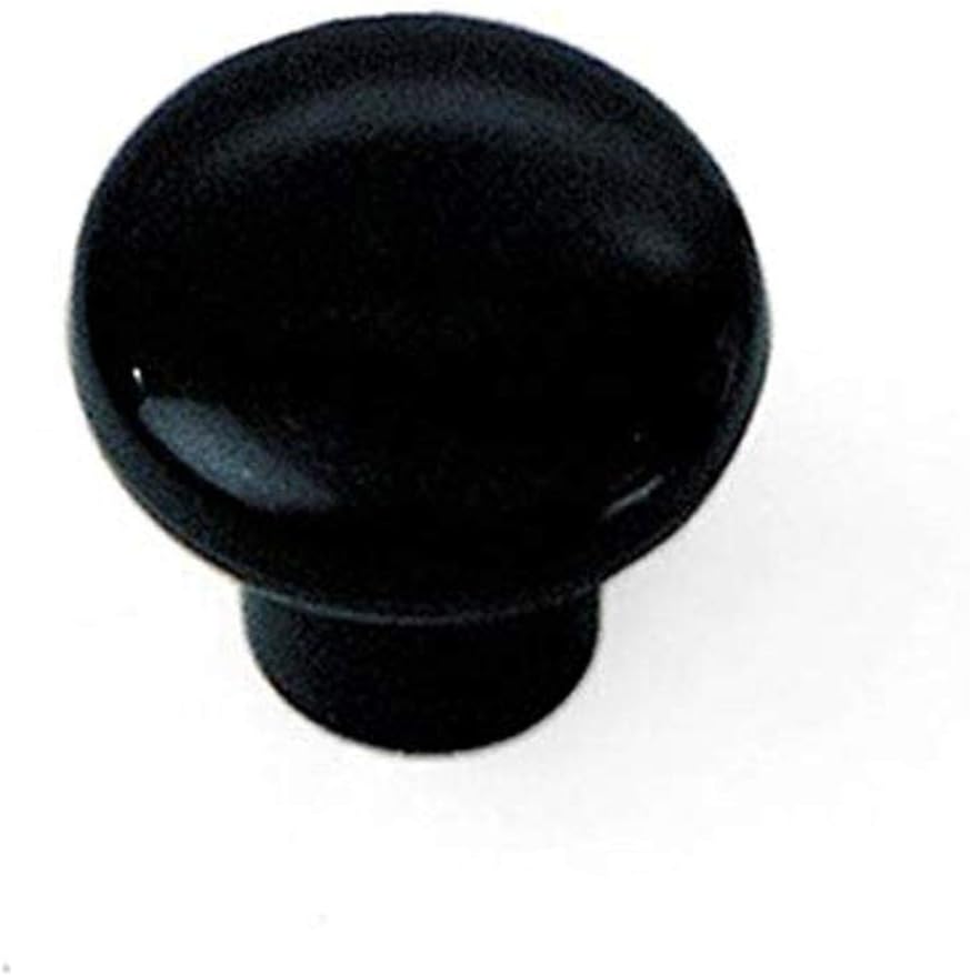 KNOB PLASTIC BLACK