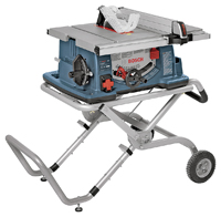 Bosch Gravity-Rise 4100-09 Table Saw with Wheeled Stand, 120 V, 12 in Left