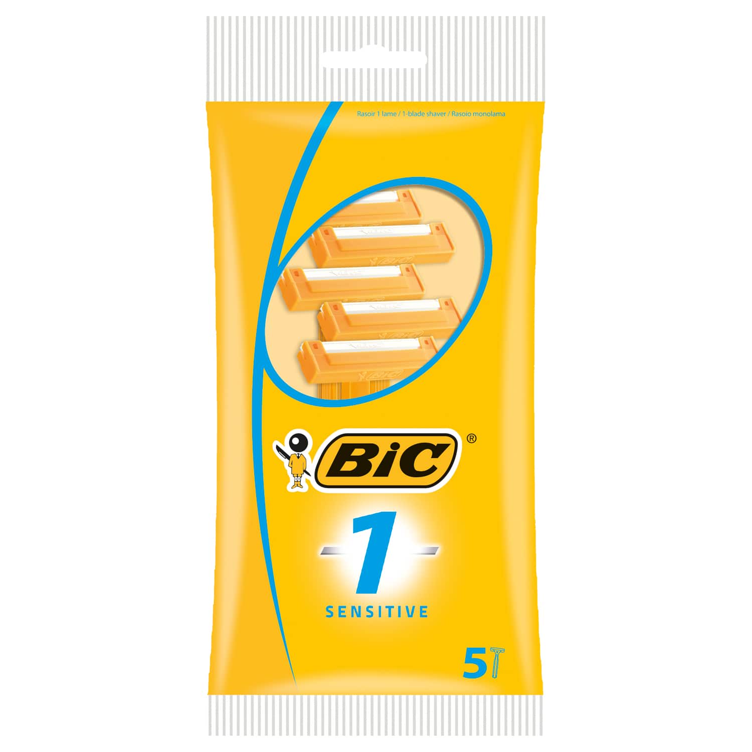 BIC DISPOSABLE RAZOR SENSITI 5PK