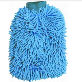 STARBRITE WASH MITT MCR/FIBER BL