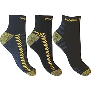 DEWALT LOW-CUT C/BLEND SOCKS 3PK
