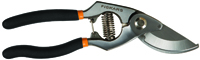 FISKARS 92756965J Pruning Shear, 3/4 in Cutting, Steel Blade