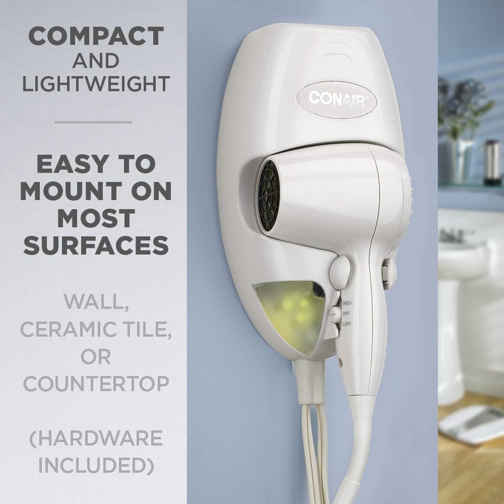 CONAIR WALL MUNT DRYER 1600W