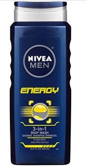NIVEA BODY WASH MENS ENERGY 16.9
