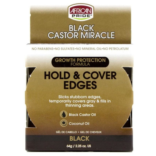 AFRICAN PRIDE BLK CASTOR GEL 2.2