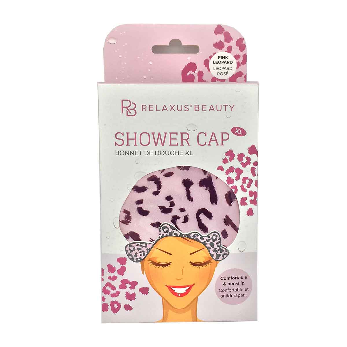 RB SHOWER CAP XL PNK/LEO