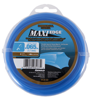 ARNOLD Maxi Edge WLM-65 Trimmer Line, 0.065 in Dia, Polymer, Blue