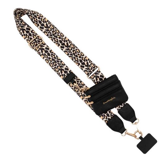 CLIP&GO STRAP POUCH BLK/GLD/WHT