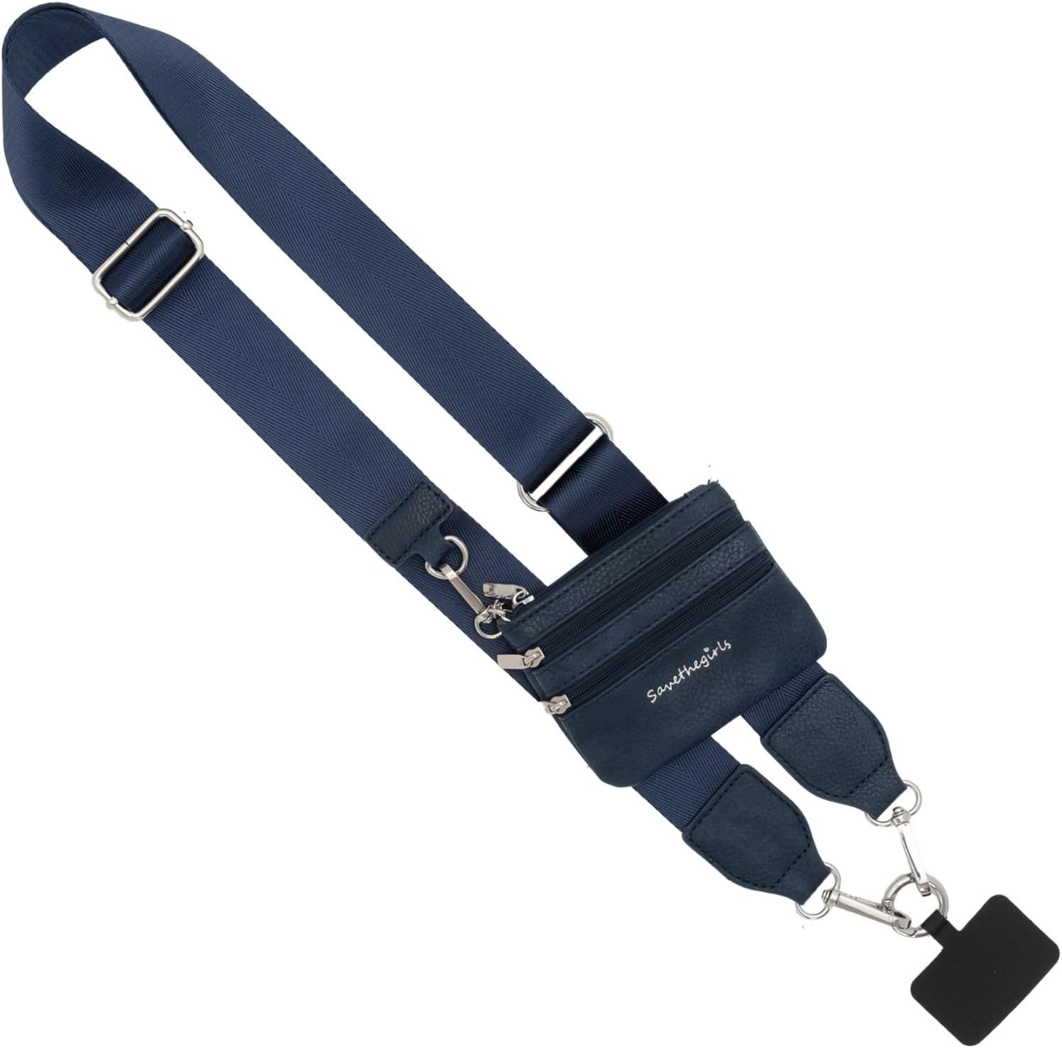 CLIP&GO STRAP POUCH NAVY SILVER