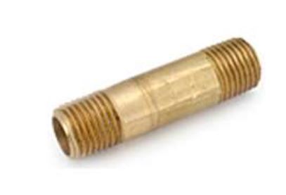 NIPPLE BRASS 1/2X4 1/2 #463-045