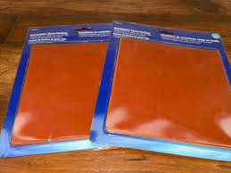 Plumb Pak PP855-41 Individual, Square Packing Sheet, Rubber, Red