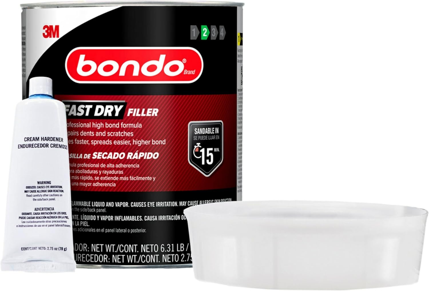 BONDO FILLER DRY FAST 6.31LB