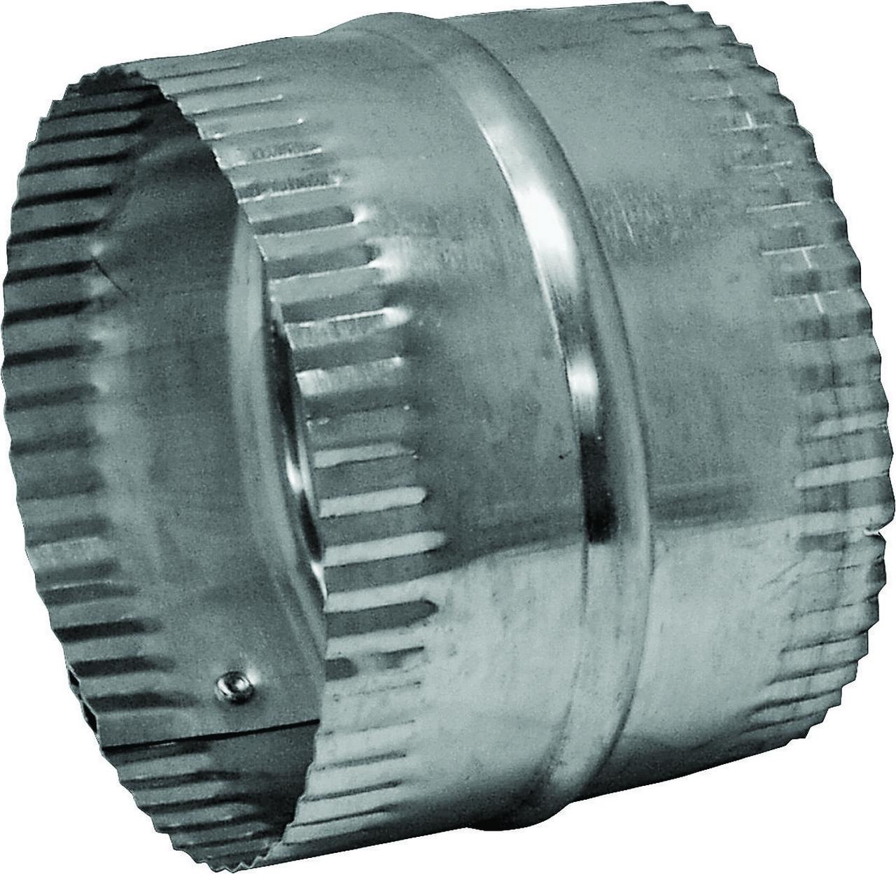 LAMBRO 244 Duct Connector, 4 in Union, Aluminum