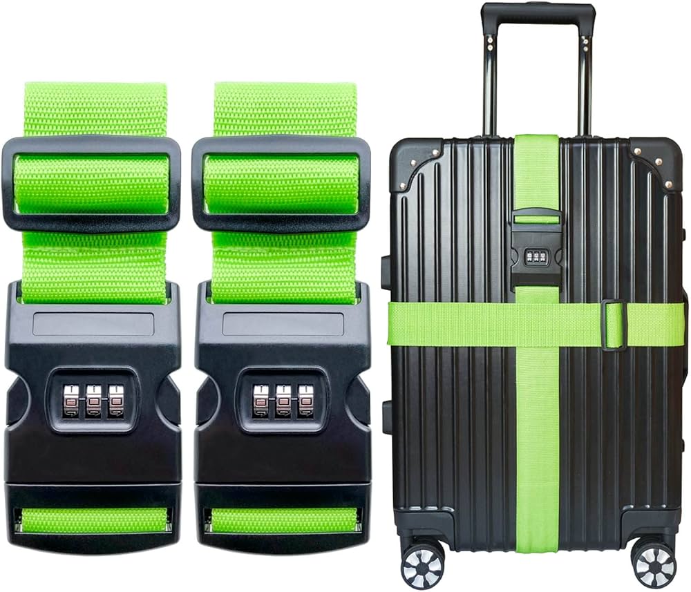 TRAVEL TECH LUGGAGE BELT GREEN